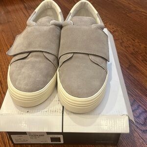 Dolce Vita Thea Smoke Suede slip on sneakers